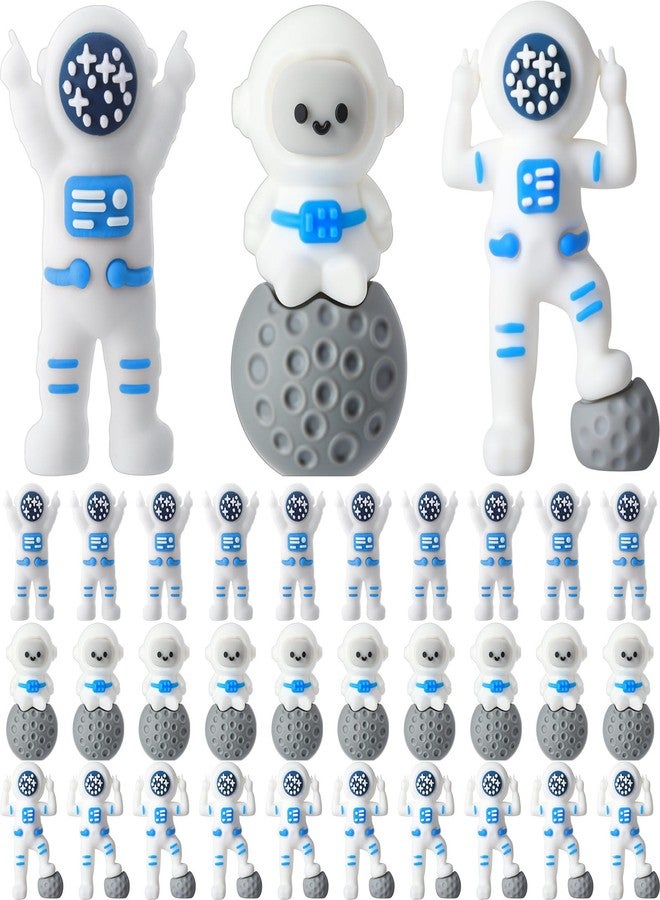 Sonwyoung 30 Pcs Space Party Favors Astronaut Figures Miniature Astronaut Toys Spaceman Figurine for School Classroom Supplies Prize Kids Birthday Gift Party Favors Goodie Bag Stuffers Cake Topper - Image 1